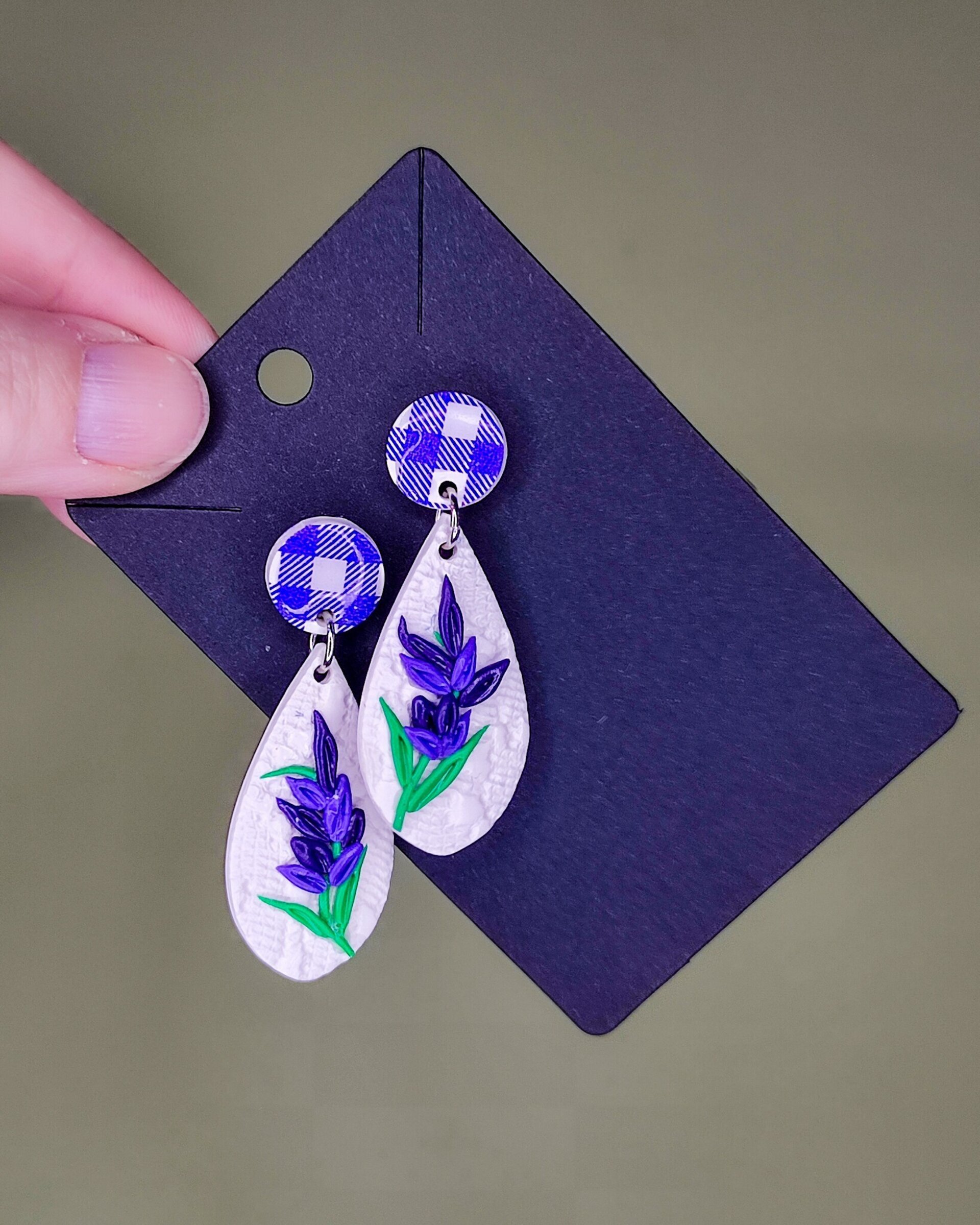 Pendientes Calma Lavanda - 1