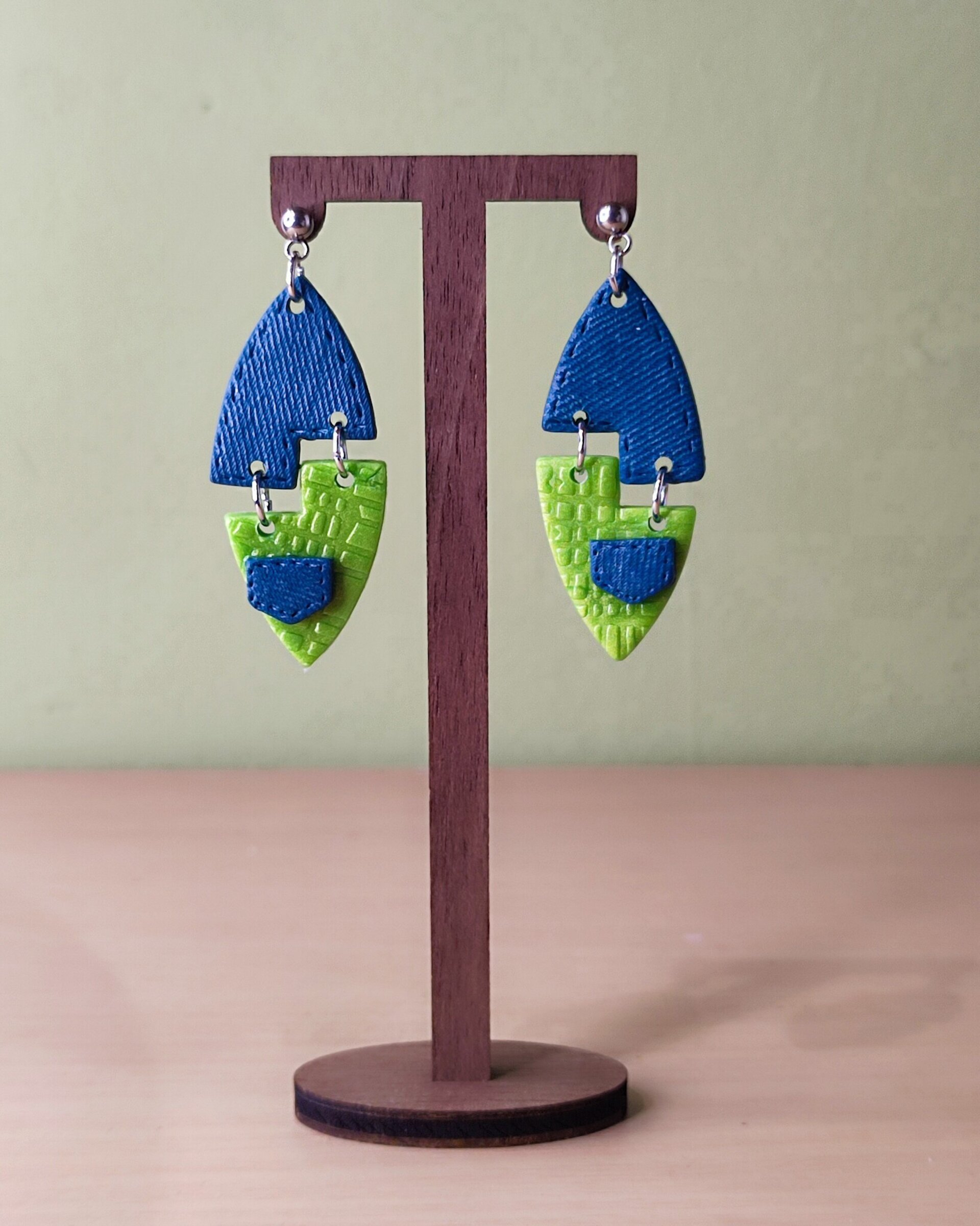 Pendientes Acid Denim - 2