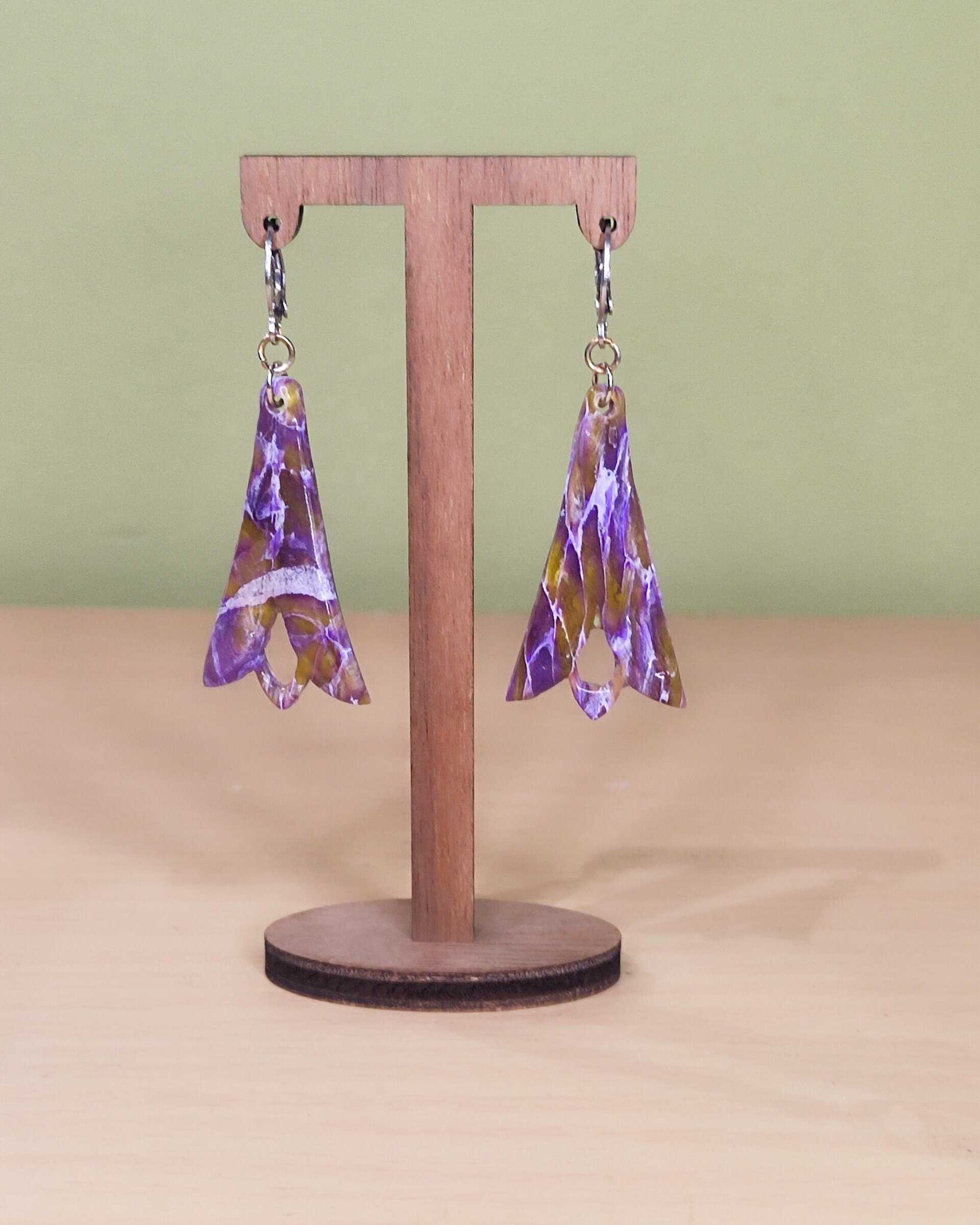 Pendientes Vértice Malva - 2