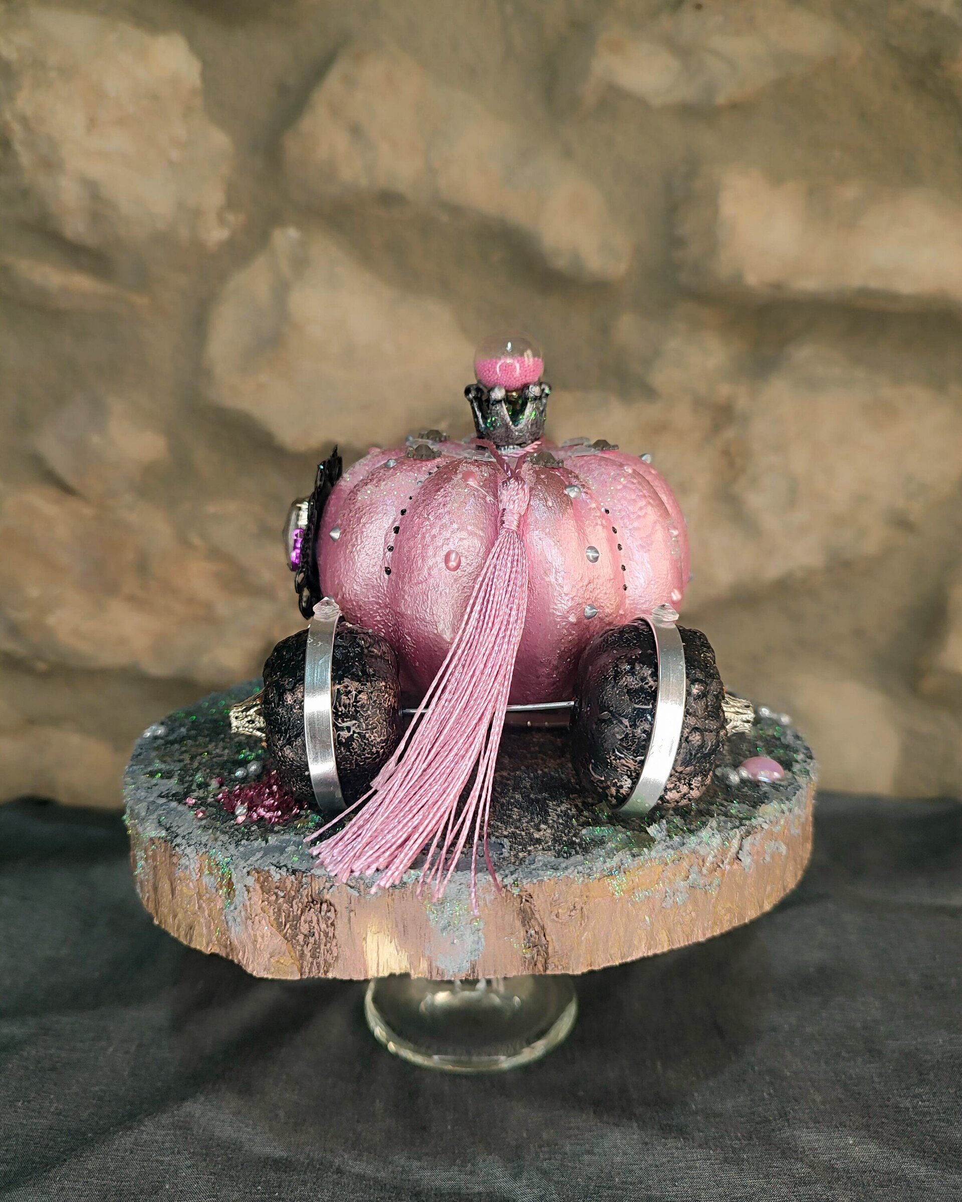 Carroza calabaza rosa - 2