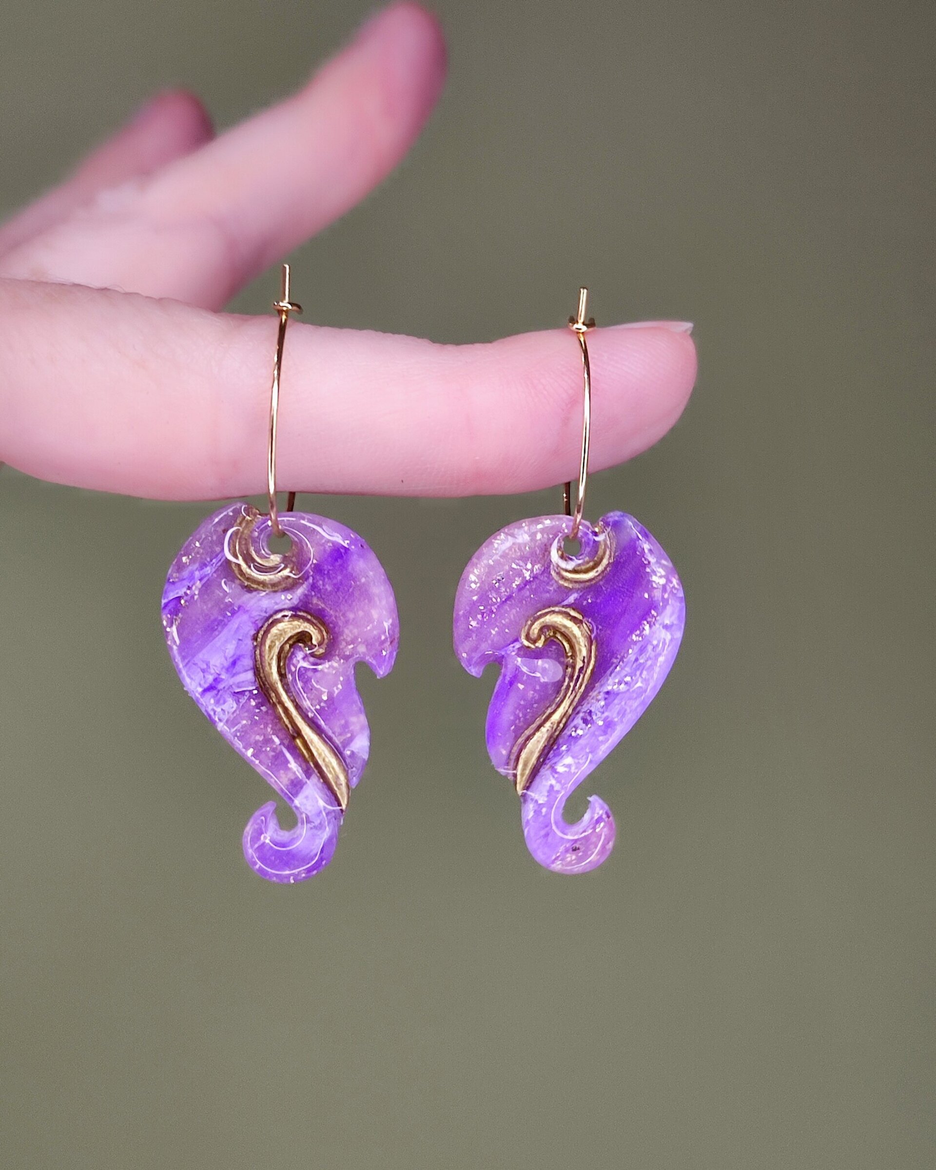 Pendientes Malva Twist - 1