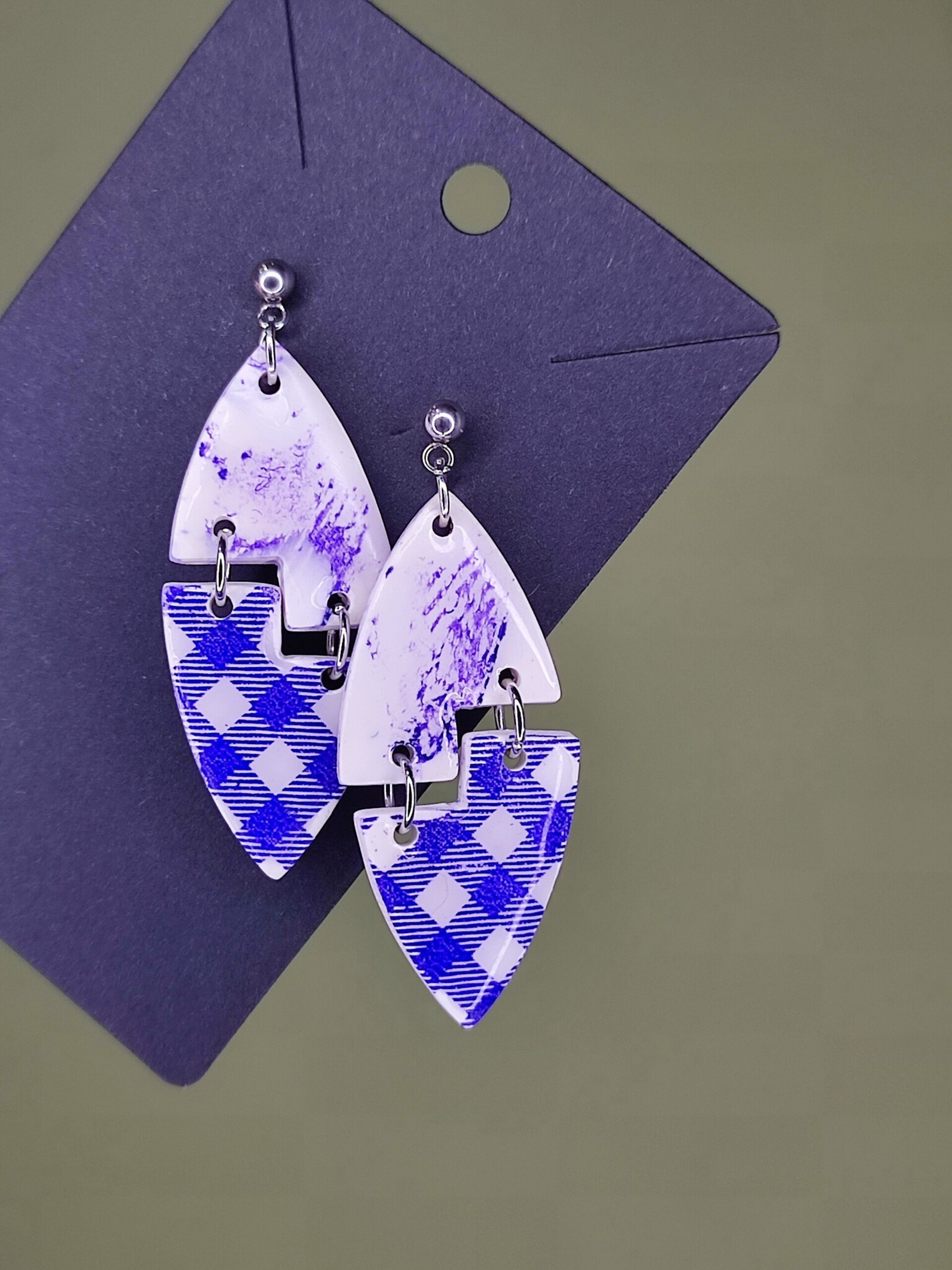 Pendientes Zig Vichy - 1