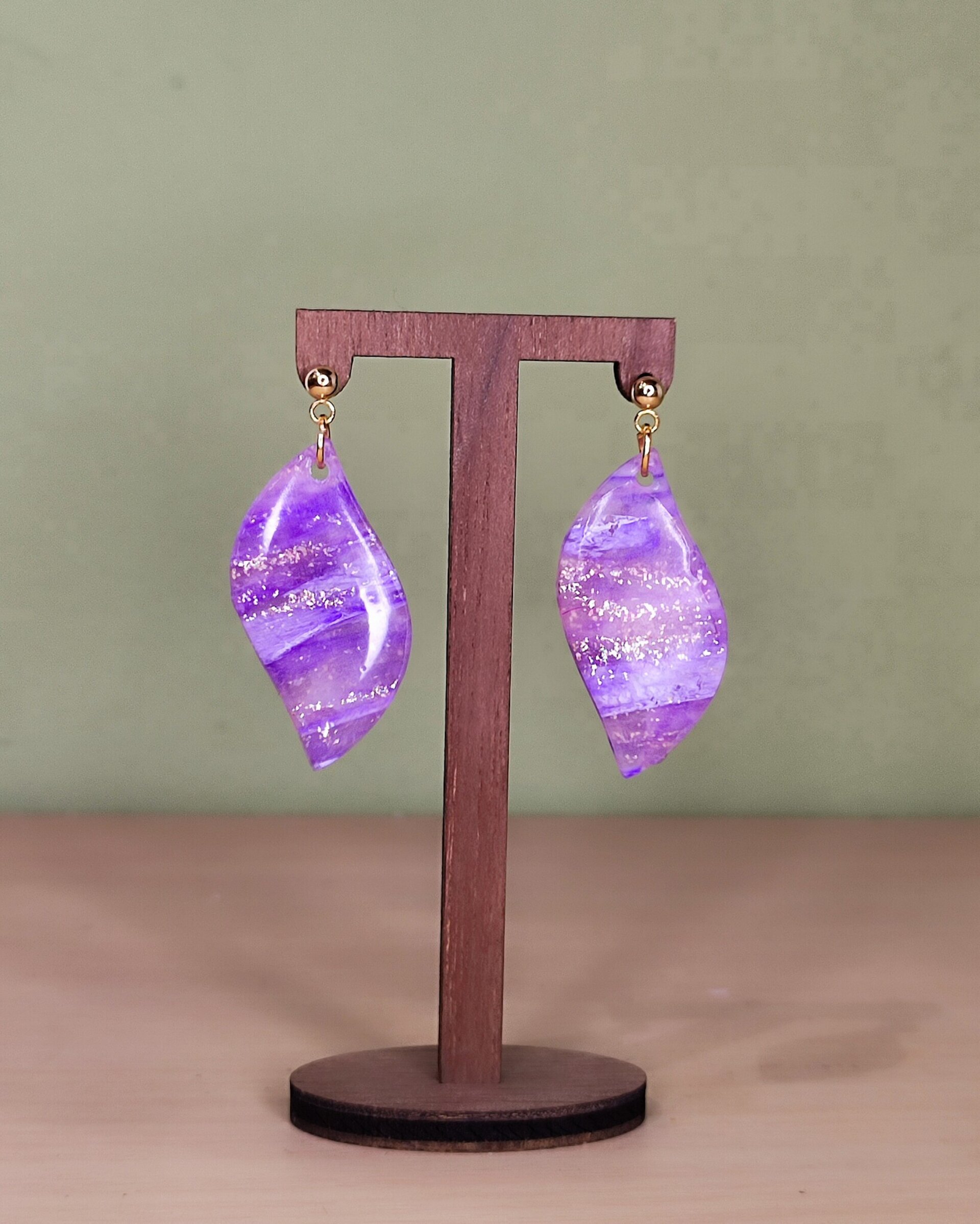 Pendientes Balance Malva - 2