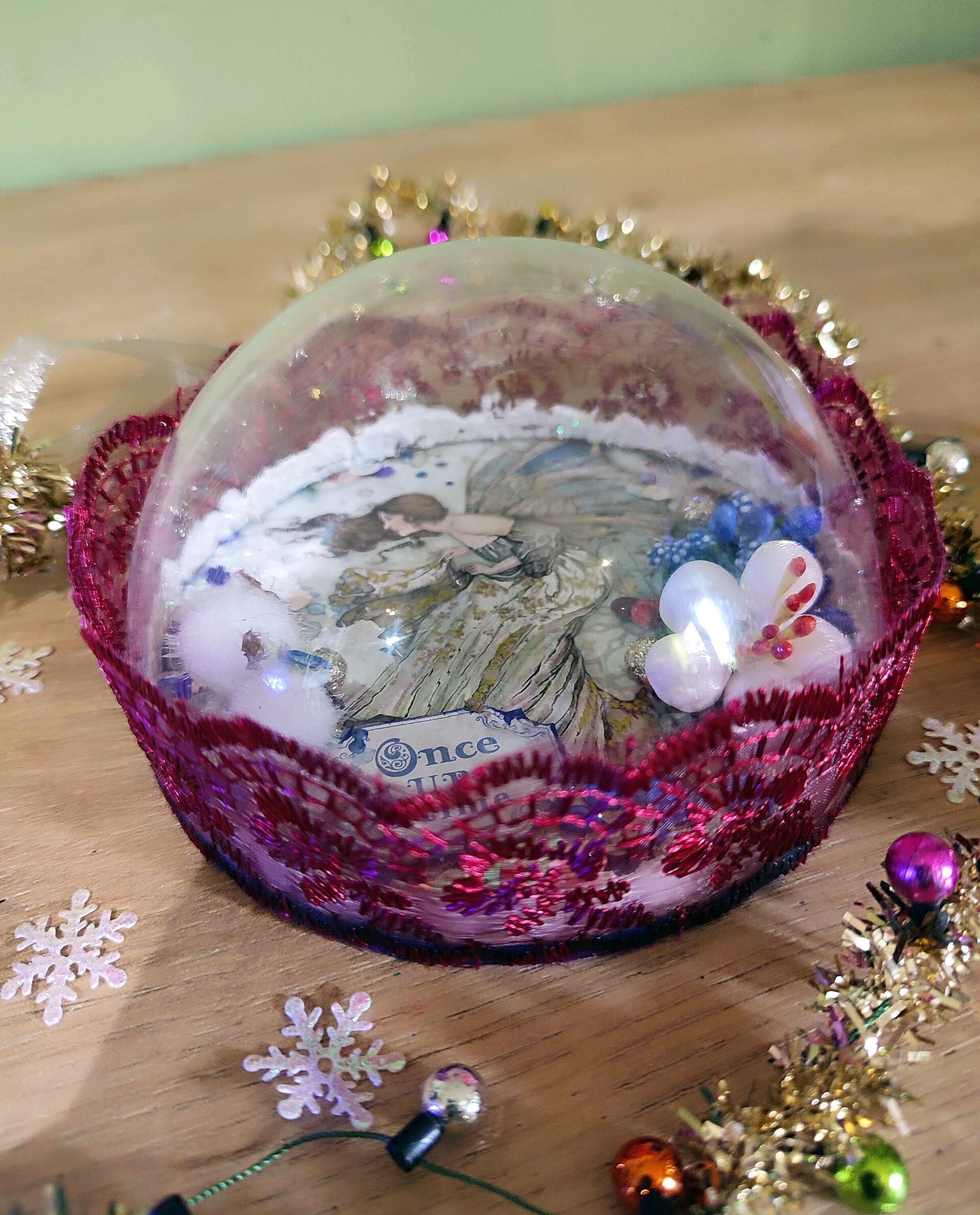 Bola navideña hada de invierno - 2