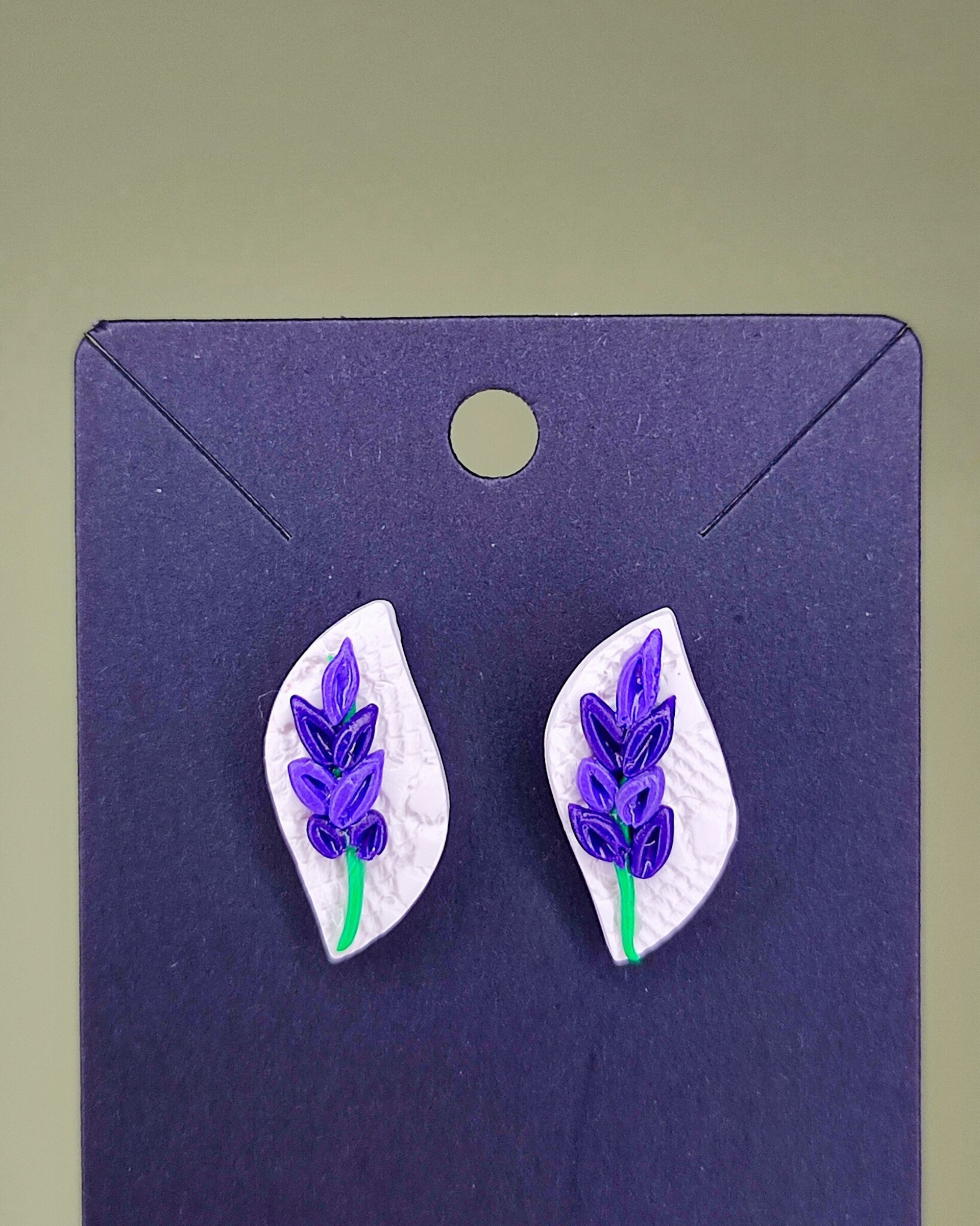 Pendientes Sutil Lavanda - 1