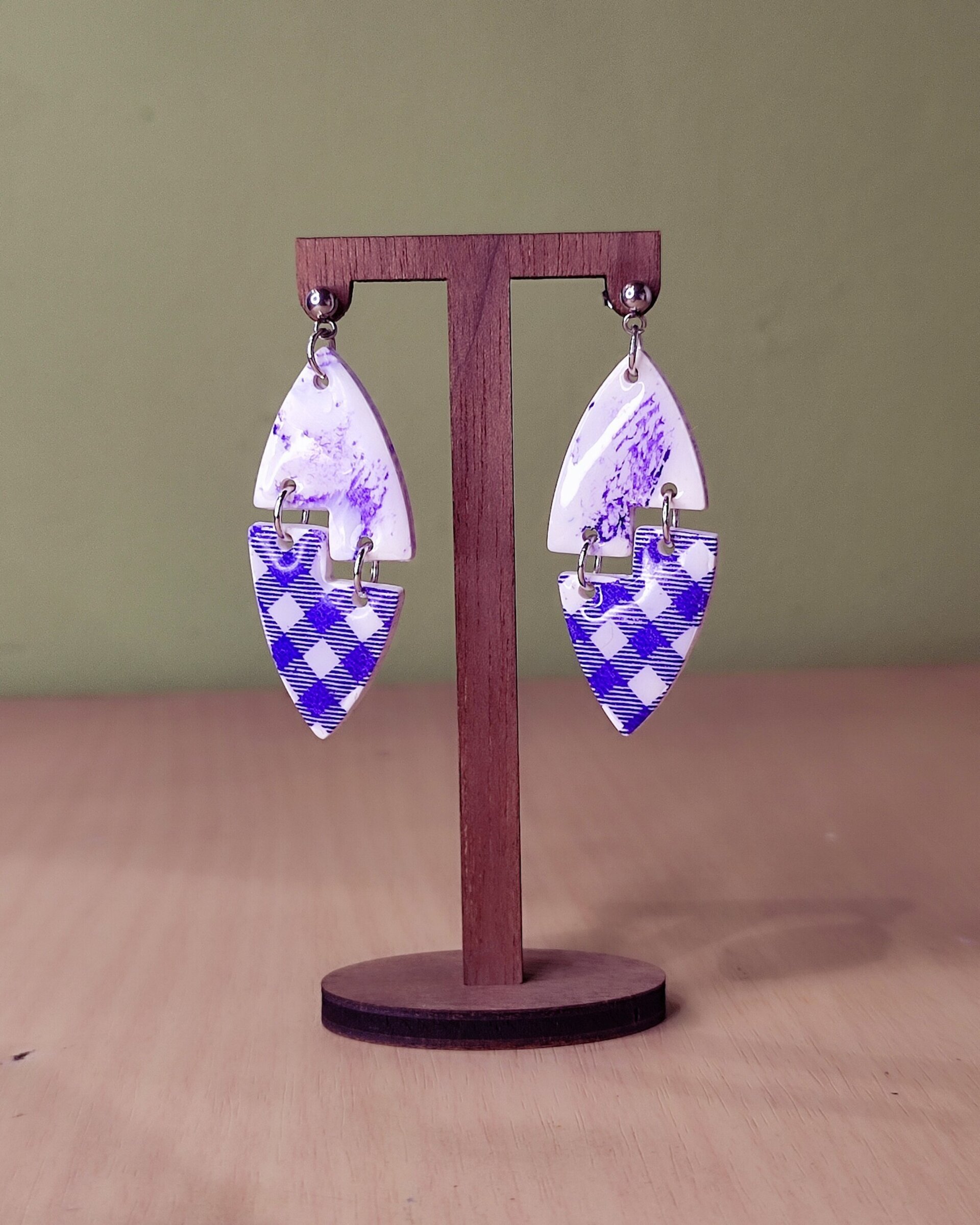 Pendientes Zig Vichy - 2