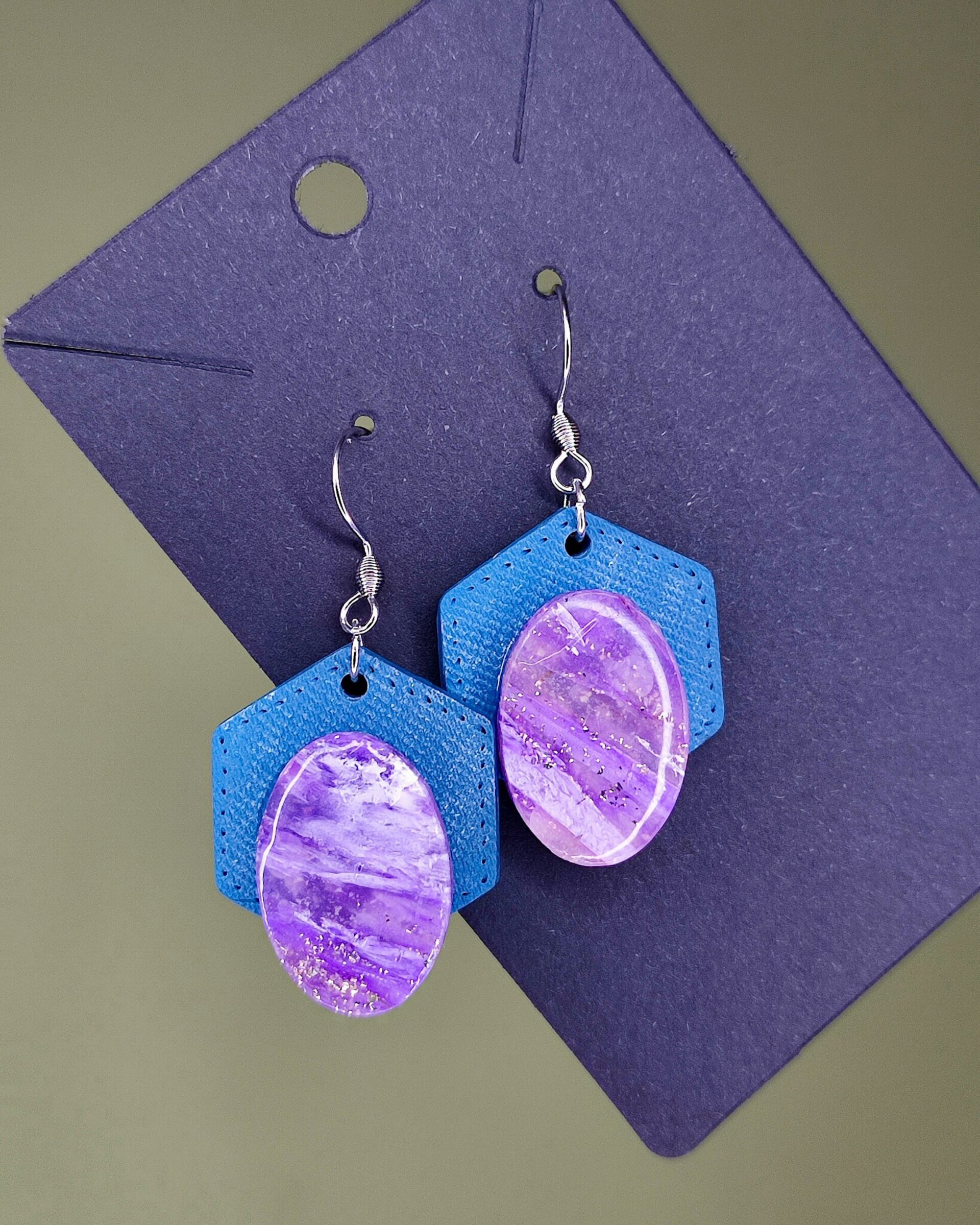 Pendientes Núcleo Malva - 1