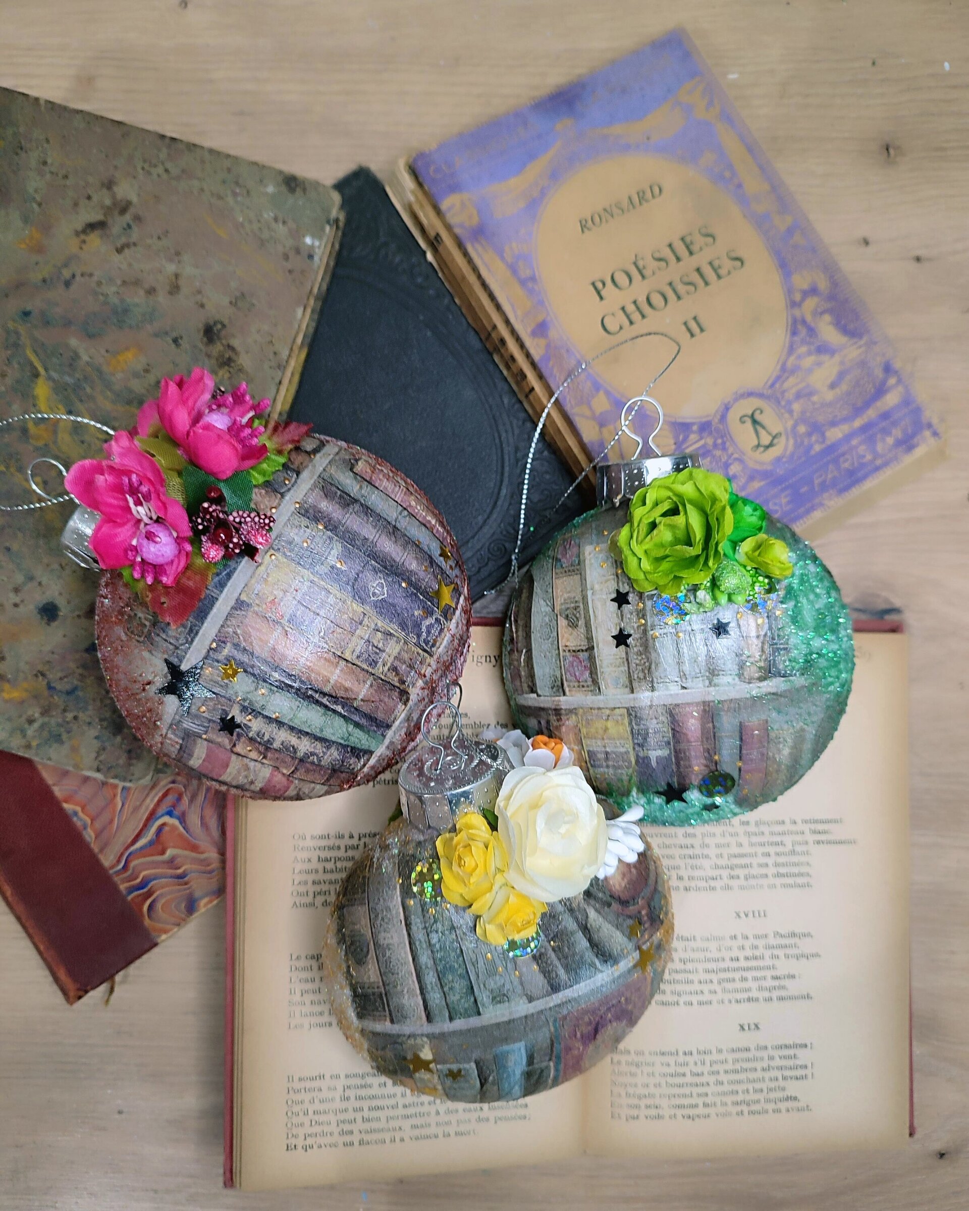 Bola de Navidad lectora (verde) - 3