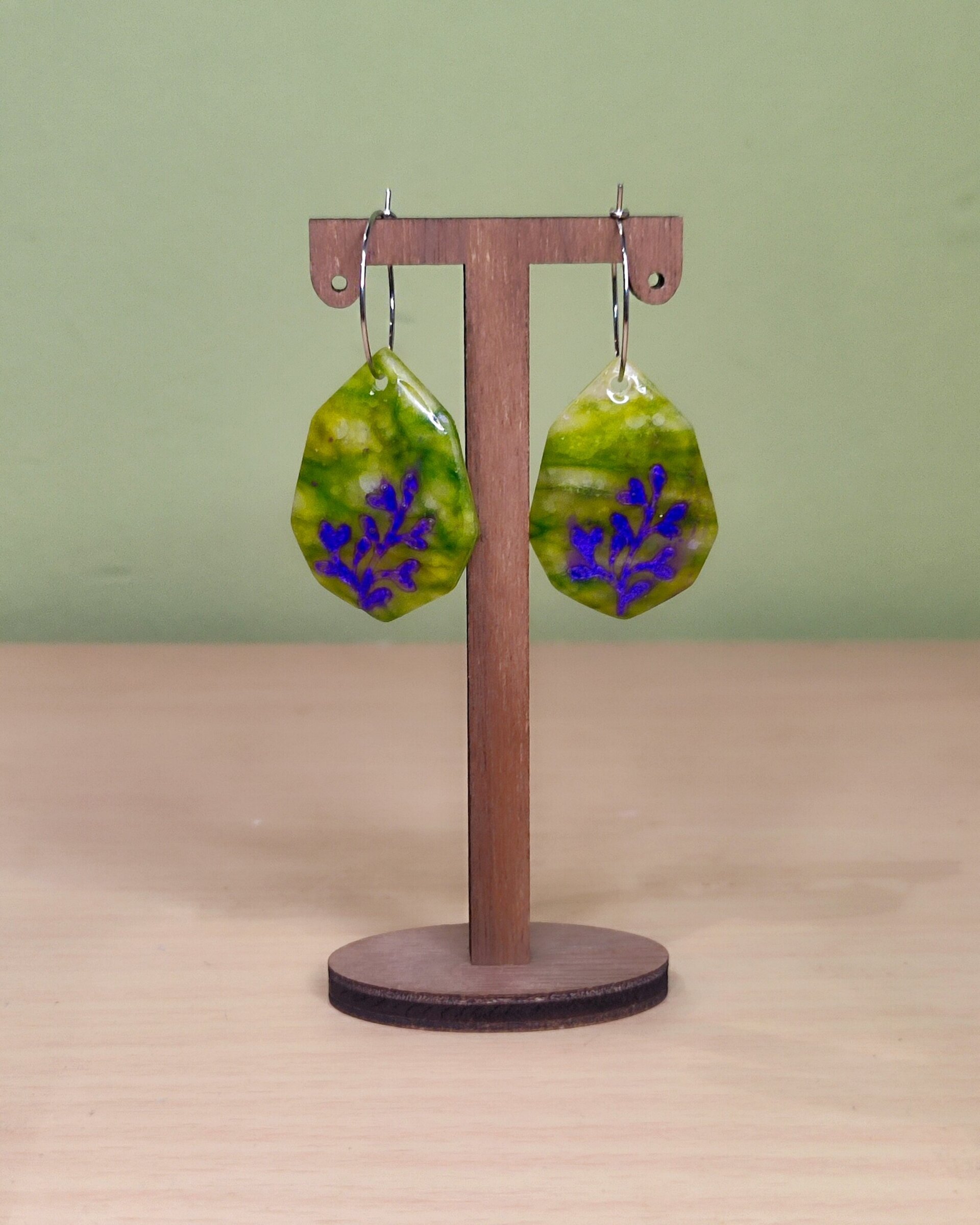 Pendientes Brote Lavanda - 2