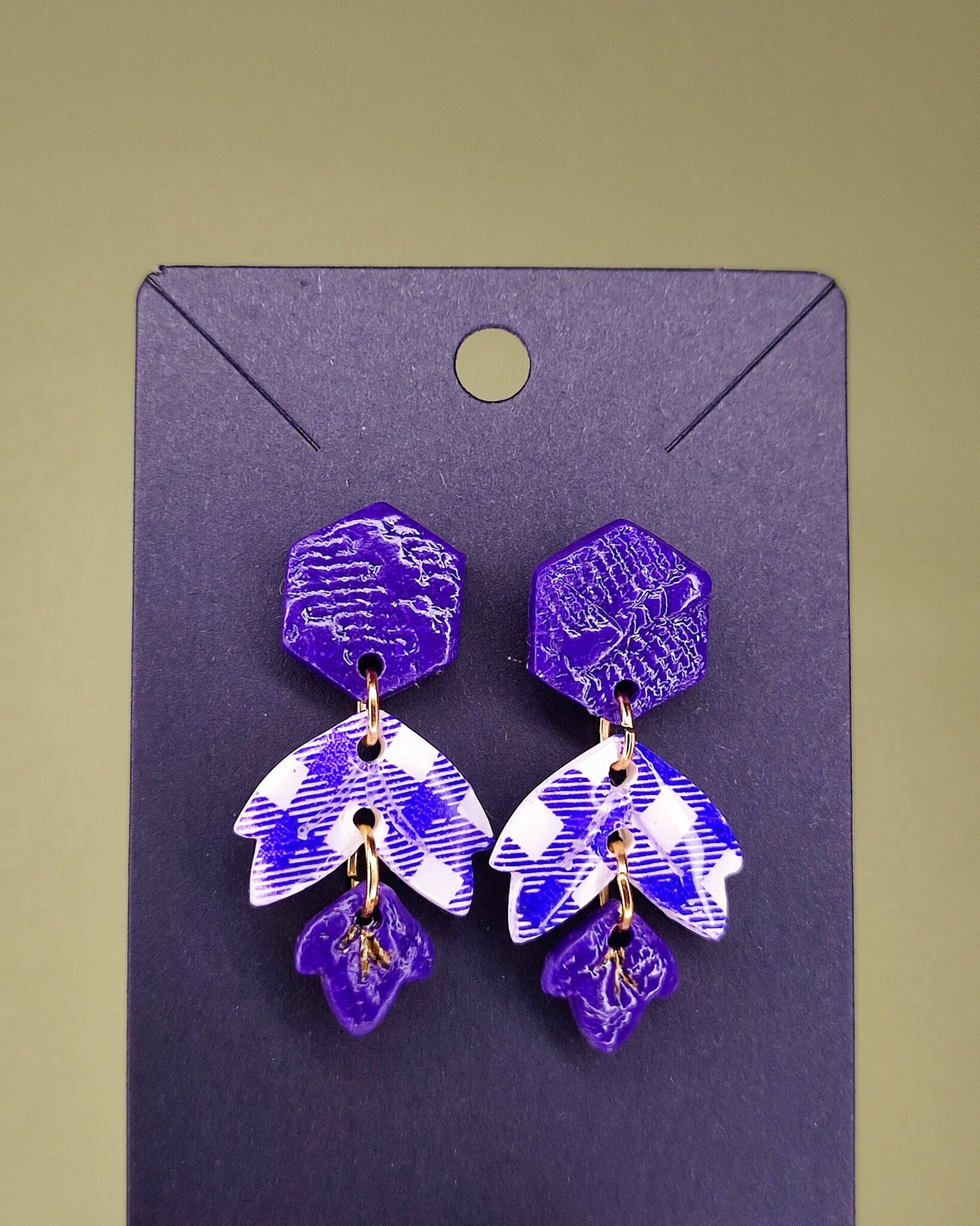 Pendientes Trama Vichy - 2