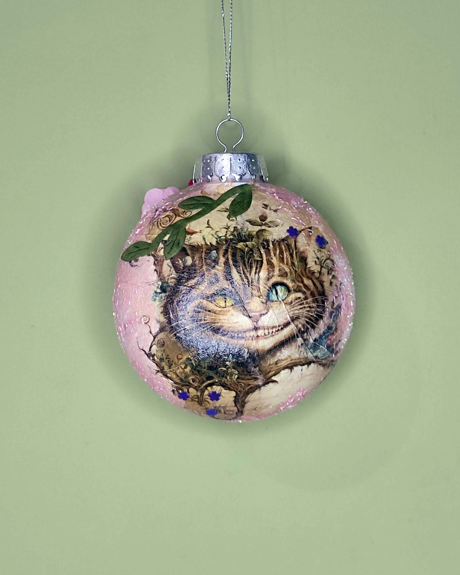 Bola de Navidad Alicia (rosa) - 4