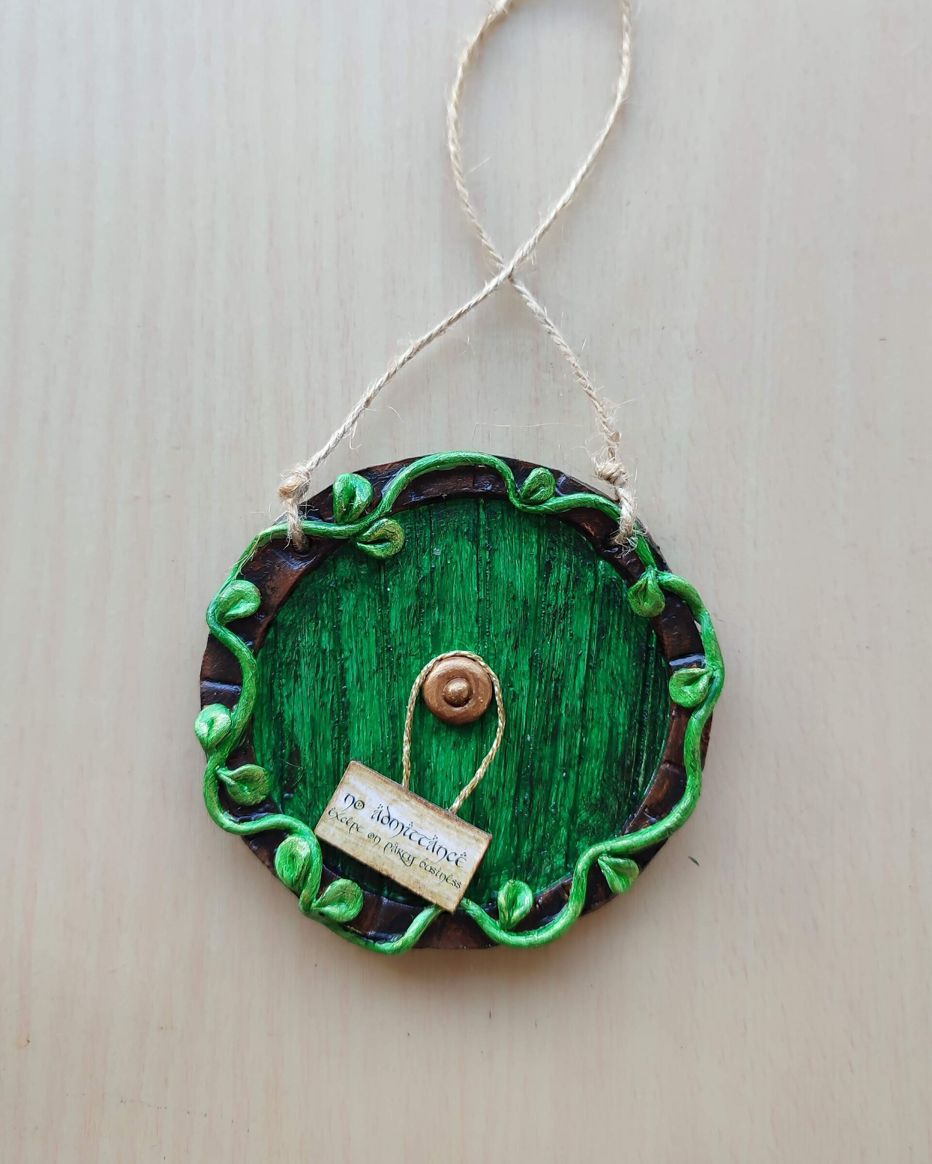 Puerta hobbit para colgar - 3