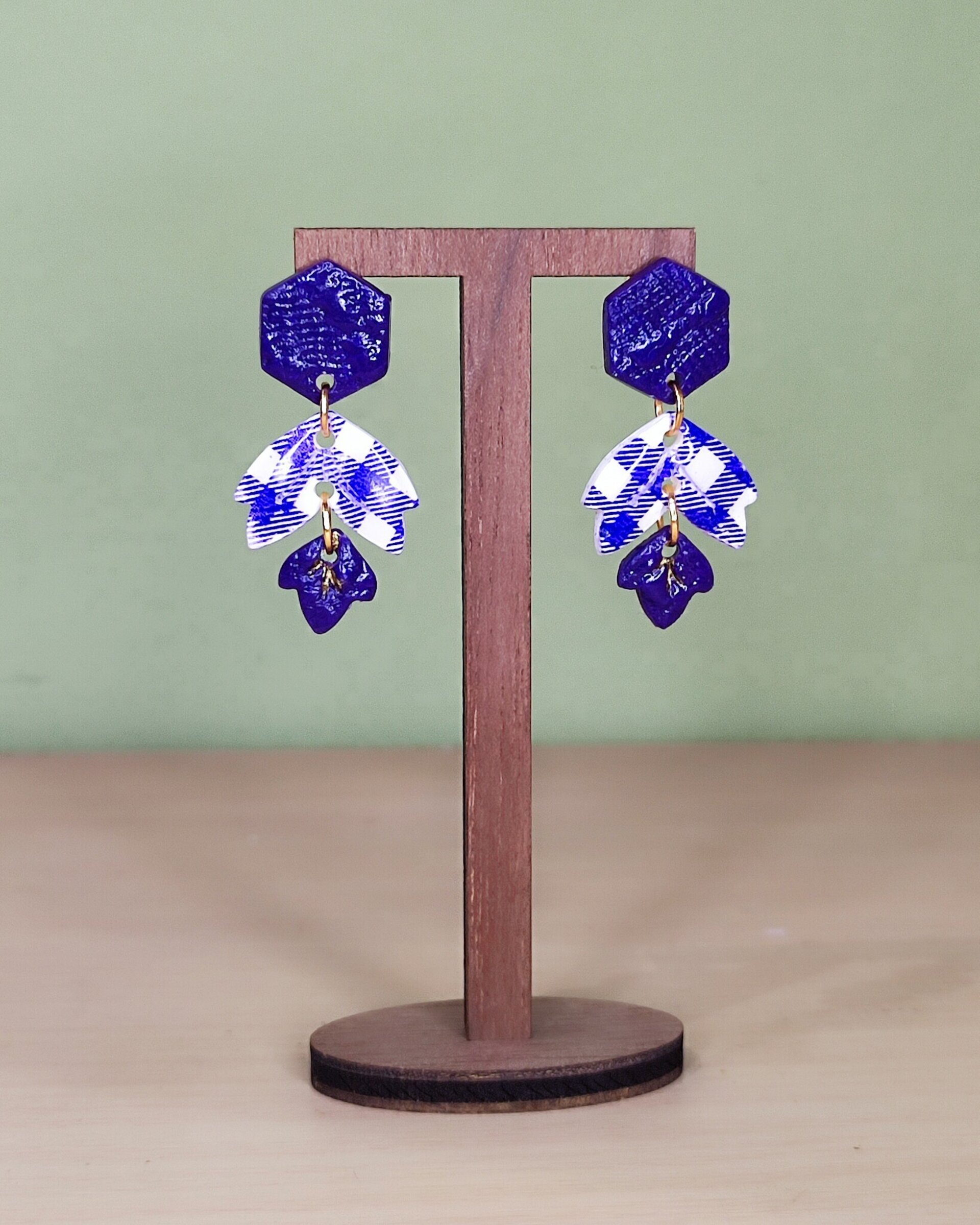 Pendientes Trama Vichy - 1