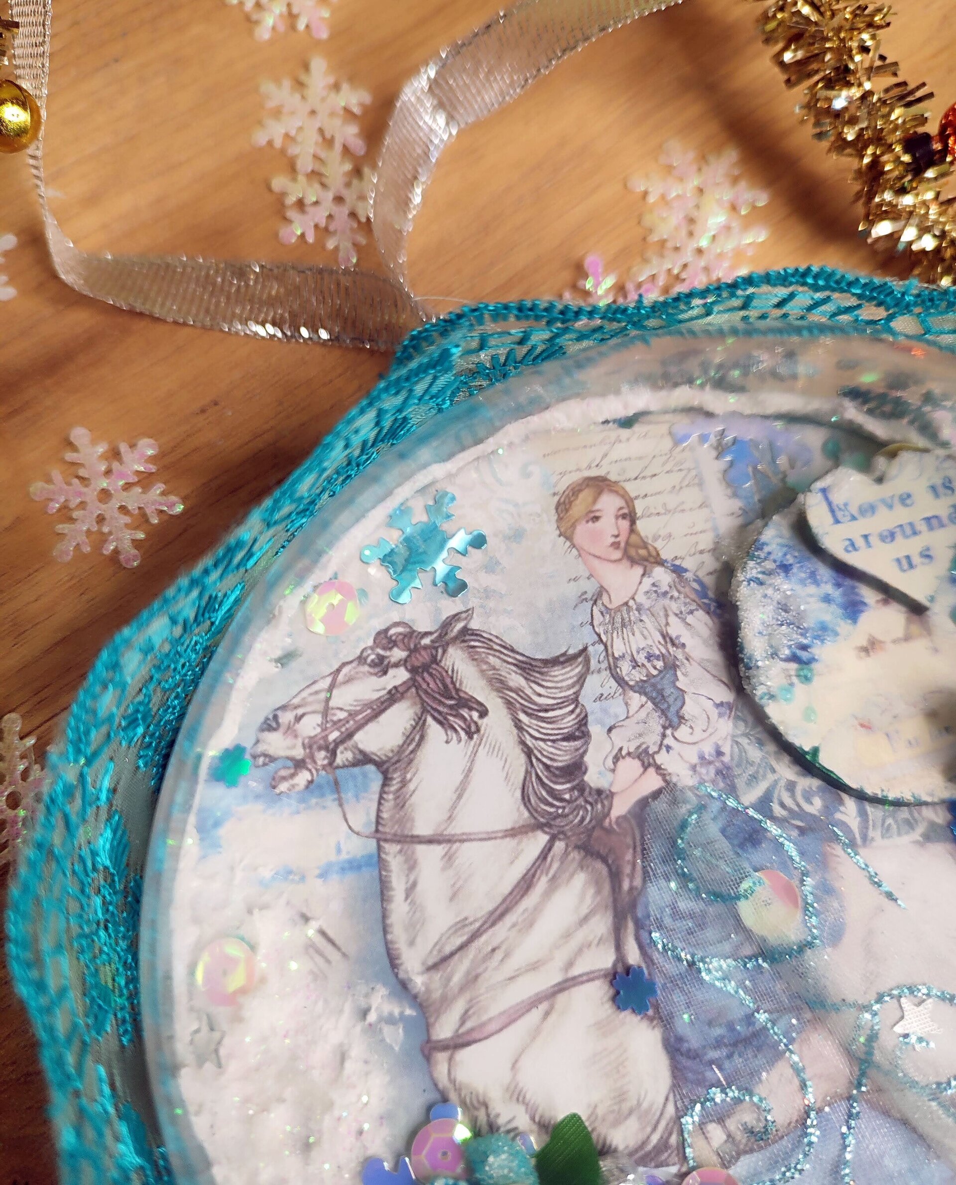 Bola navideña princesa de invierno - 3