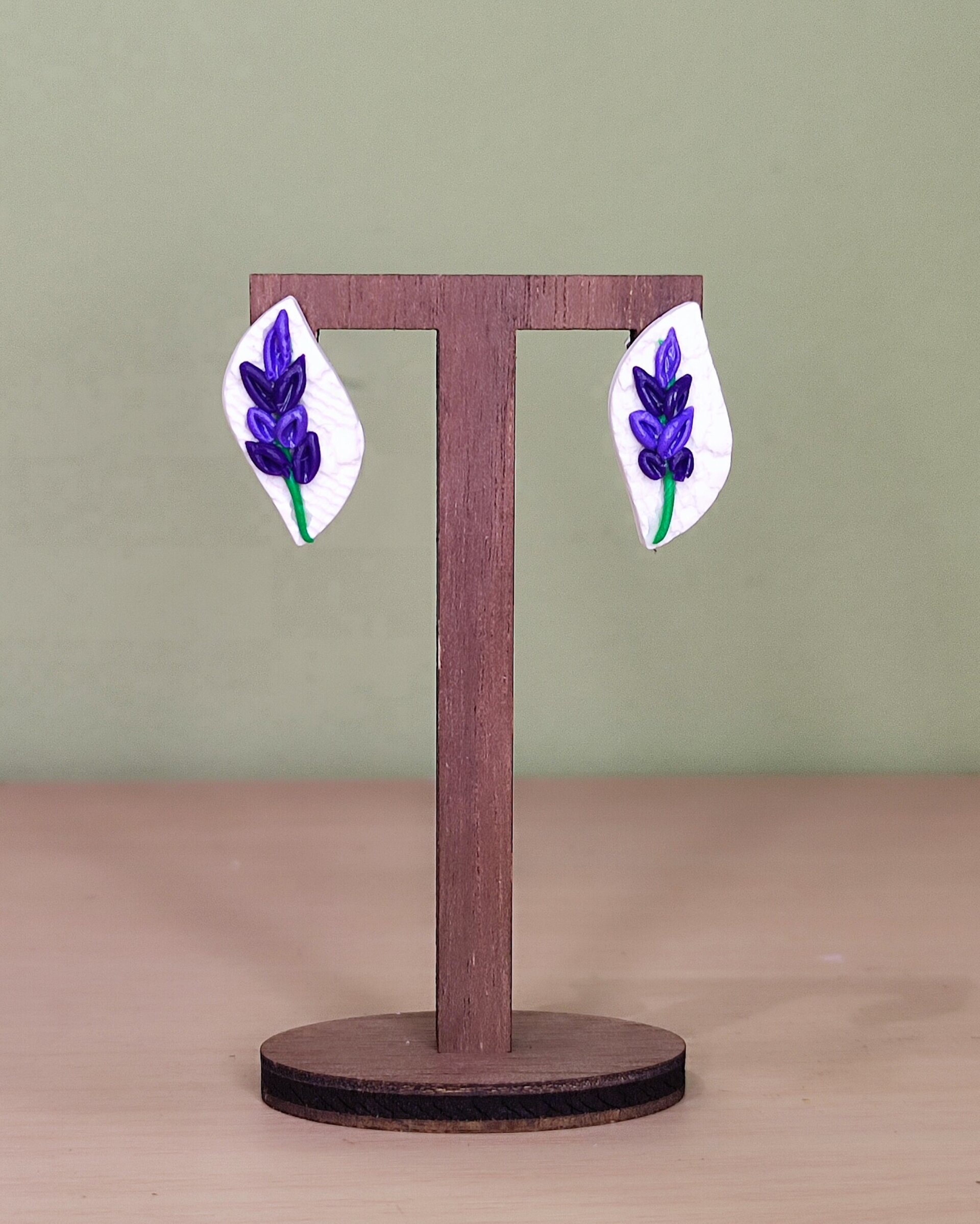 Pendientes Sutil Lavanda - 2