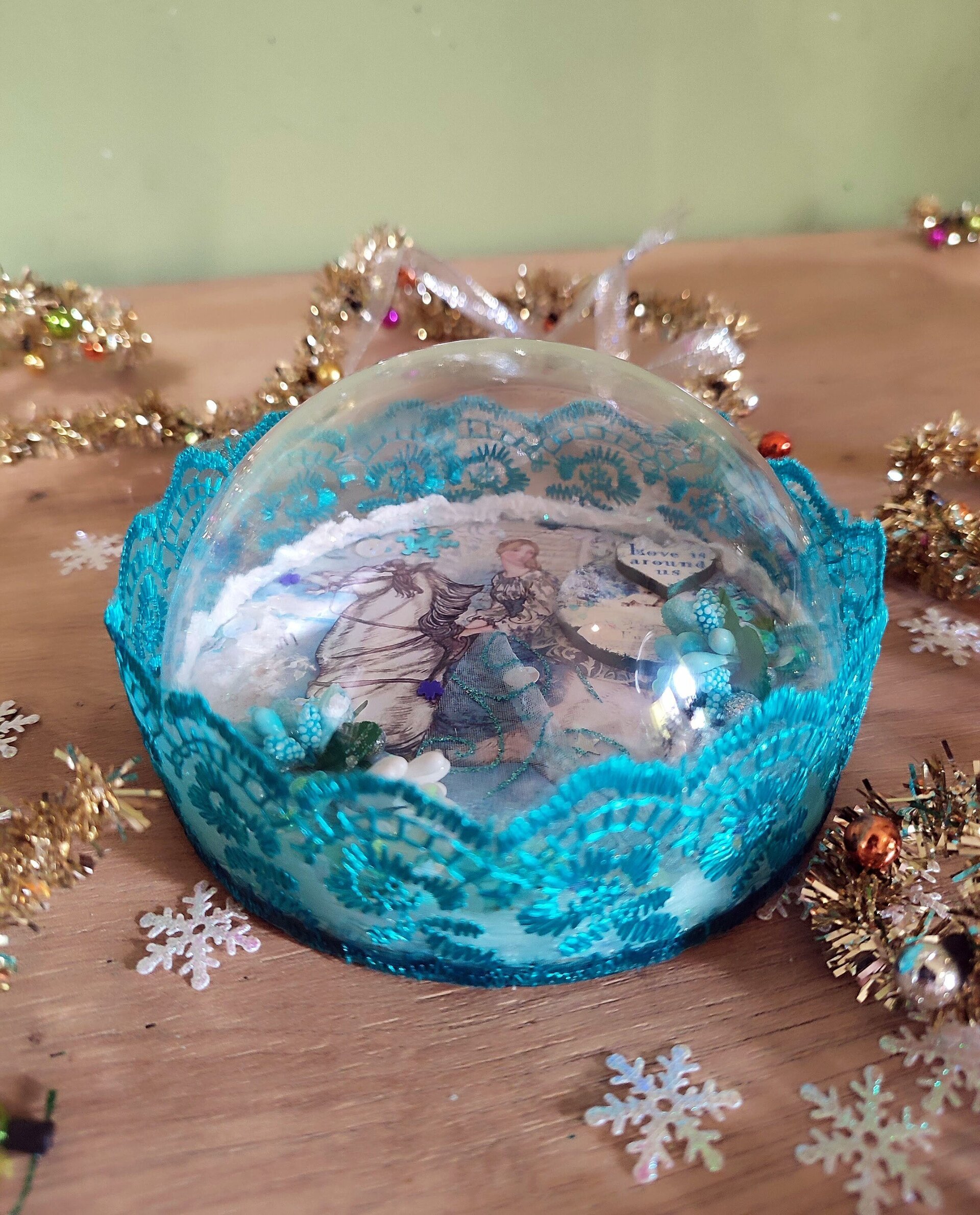 Bola navideña princesa de invierno - 2