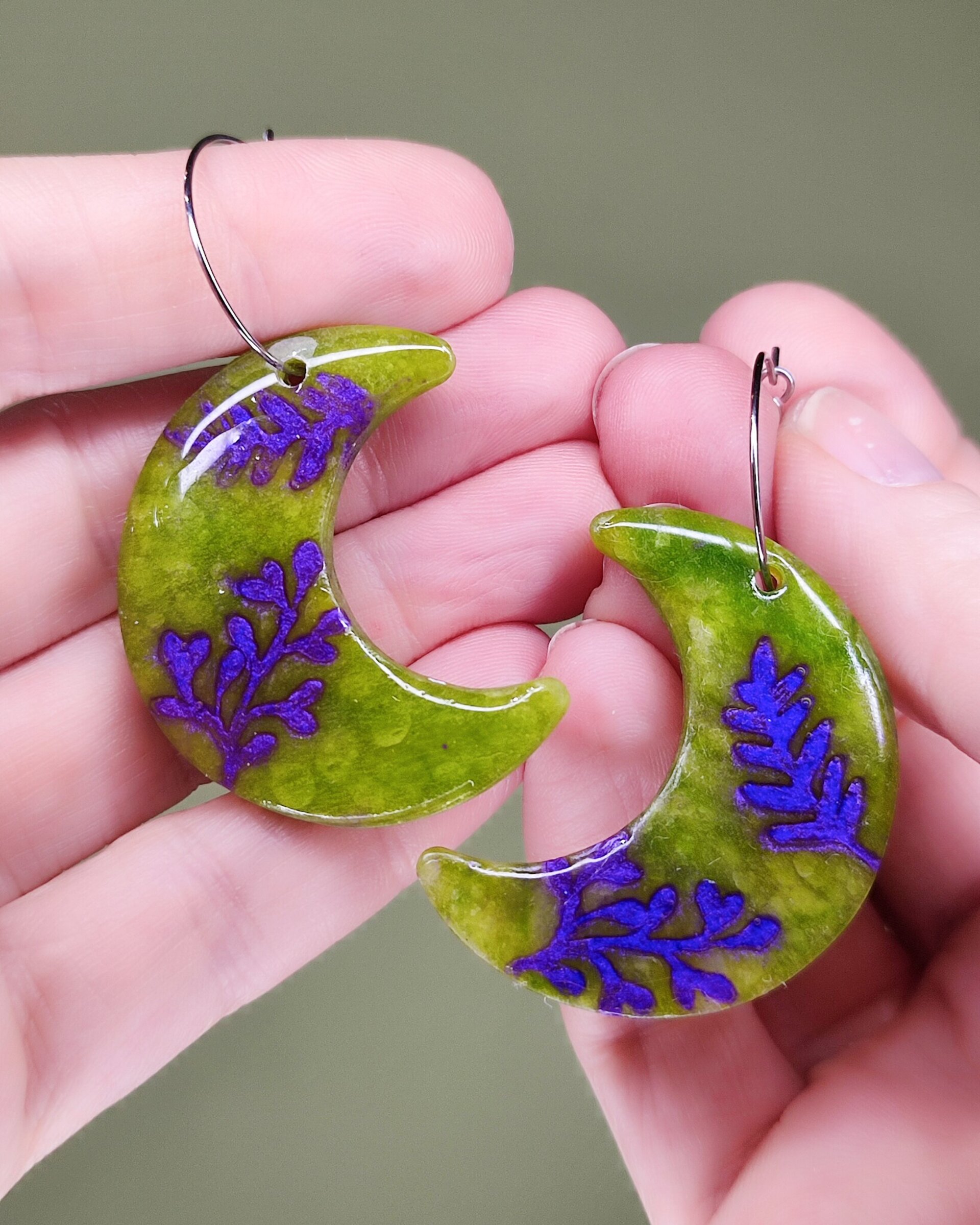 Pendientes Lavanda Creciente - 1