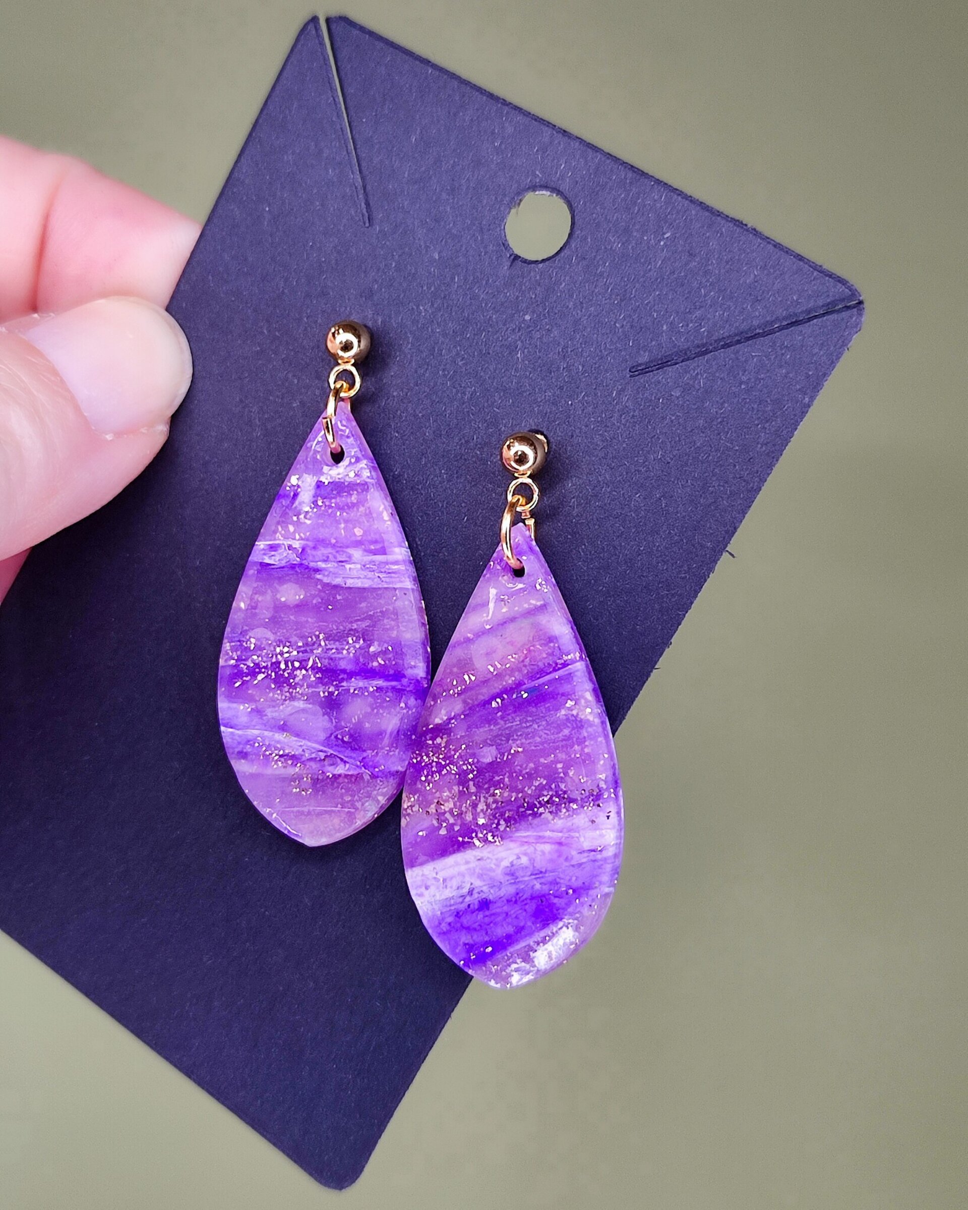 Pendientes Pulso Malva - 1