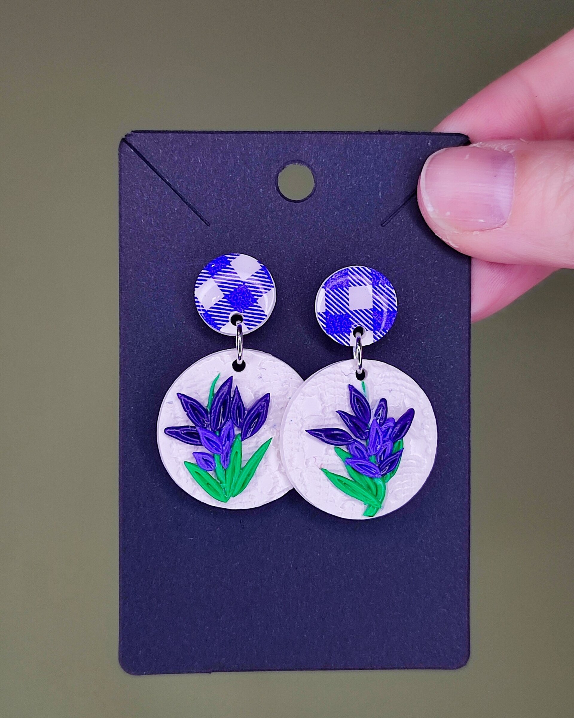 Pendientes Órbita Lavanda - 1